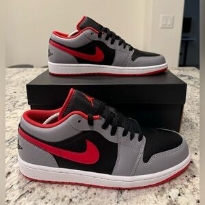 Nike Air Jordan 1 Low “Cement Fire Red”